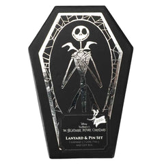 The Nightmare Before Christmas Master of Fright Lapel Pins & Lanyard Coffin Box Set