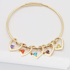 Stainless Steel Bracelet With Diamond