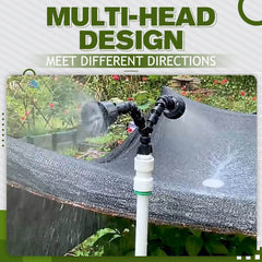 Four-eye Adjustment Nozzle Sprayer Universal Nozzle 360
