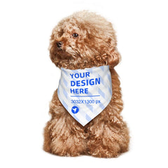 Create Your Own Pet Cat And Dog Decorative Triangle Scarf