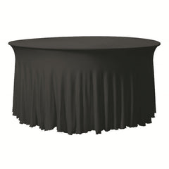 Stretch Table Cover Round Skirt Tablecloth