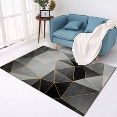 Crystal Velvet Printed Carpet Living Room
