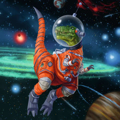 Puzzle: Dinosaurs in Space