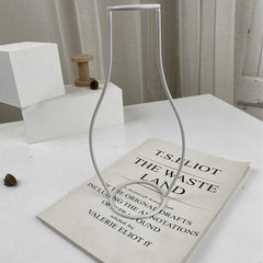 White Retro Iron Line Table Flowers Vases Nordic Decoration