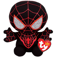 Ty Marvel Beanie Babies: Spiderman Miles Morales (Small)