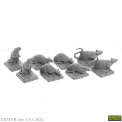 Bones Dungeon Dwellers: Dire Rats (8)