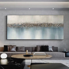 Abstract Foil Artwork Modern Decor Oil Painting On Canvas Lanscaple Pure Hand-painted Pictures Unframed