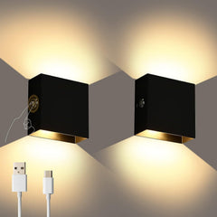 Wiring Free Rechargeable Wall Lamp USB Rechargeable Wall Lamp