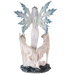 Snow Queen with Wolves