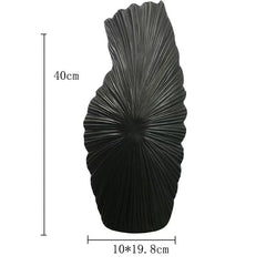 Simple Modern Black And White Geometric Ceramic Vase Ornaments