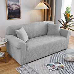Solid Color Jacquard European Sofa Cover Stretch Fabric Craft