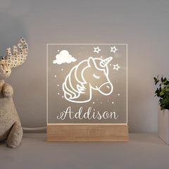 Personalized 3D USB Interior Decoration Night Light With Name