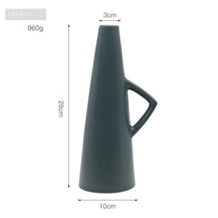 Morandi Color Nordic Style Creative Ceramic Dry Flower Vase Living Room Flower