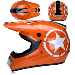 Youth Off-Road Motorcycle Helmet - [green] | Lightweight Motocross Full Face Shield for Dirt Bike & ATV