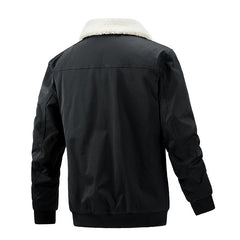 Men's Plus Size Thin Cotton Jacket Casual Workwear