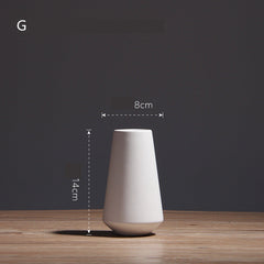 Simple Living Room Home Decoration Creative Black And White Ceramic Vase