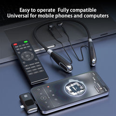 E8 Microphone Mobile Live Streaming Sound Card Headset Neck Hanging