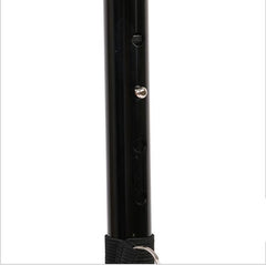Luminous walking stick five section telescopic folding old tumbler magical aluminum alloy