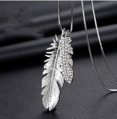 Crystal tassel necklace clothing accessories