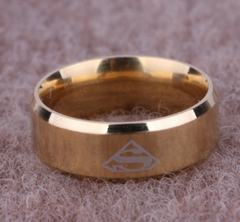 Fashion Titanium Steel Ring 316L Stainless Steel S Shape Men's Ring