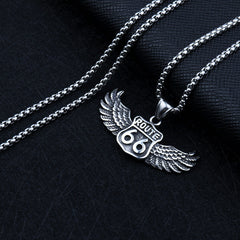 Chain 66 road necklace
