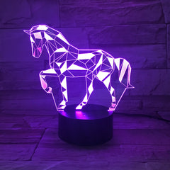 Remote touch gradient table lamp