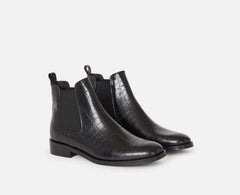 Comfortable mid-heel thick heel short boots children