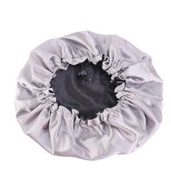 Double color lace night hat
