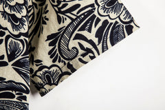 Men's plus size floral short sleeve shirt