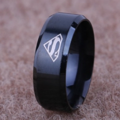 Fashion Titanium Steel Ring 316L Stainless Steel S Shape Men's Ring