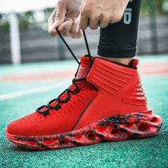 New Red Sporty Basketball Shoes NON SLIP MEN Shoes