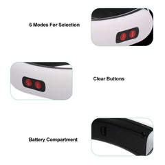 New Neck and back Massager Device Electric Muscle Vibration Stimulation Relaxation Instrument For Neck and back care