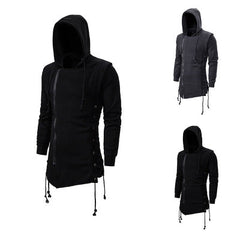 Plus Size Men's Hooded Loose Jacket