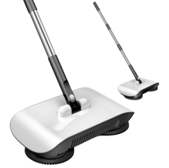 Hand Push Sweeper with Dustpan - All-in-One Household Floor Mop for Easy Cleaning