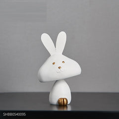 Creative Home Bedroom Rabbit Living Room Wine Cabinet TV Cabinet Decoration