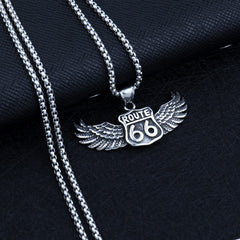 Chain 66 road necklace