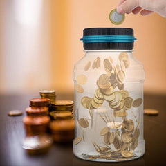 Electronic Digital Counting Coin Money Saving Box