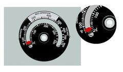 Fireplace thermometer