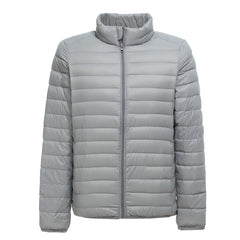 Lightweight Down Jacket Men's Stand Collar Plus Size