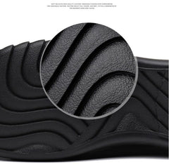 Men's casual plus size leather shoes