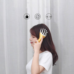 Massage Ball Hair Comb Scratching Artifact Head Massager Comb Scalp Massage