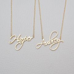 Customized Personalized Name Gold Copper Alloy Letter Pendant Necklace