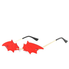 Bat shape personalized glasses