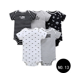 Baby Short Climb 5-piece Romper Boys and Girls Cotton One-piece Rompers