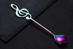 304 stainless steel music symbol creative spoon