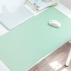 Simple Laptop Extra Large Leather Mouse Pad