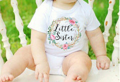 Alphabet printed children's Romper triangle creeper