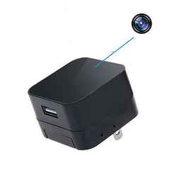 Night vision spy camera wall charger