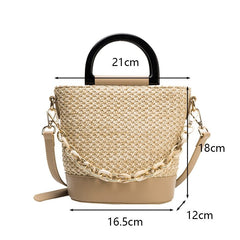 Women's Small Straw Bag Handbags Crossbody Bag