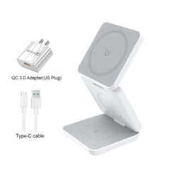 Folding Three-in-one Wireless Charger Magnetic Suction
